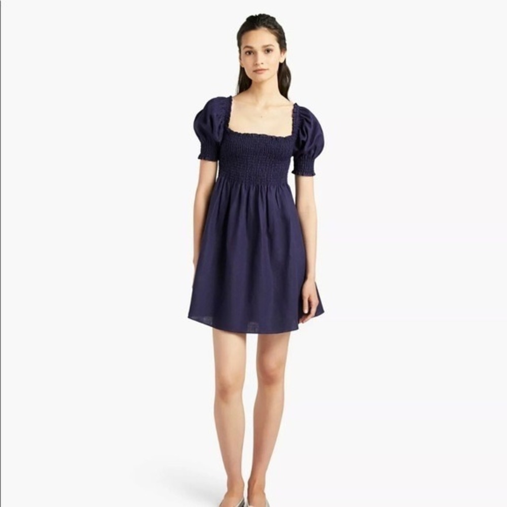 Hill House Athena Nap Dress in LINEN